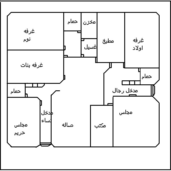 خريطة منزل 80 متر - خرائط منزل 80 متر 1818