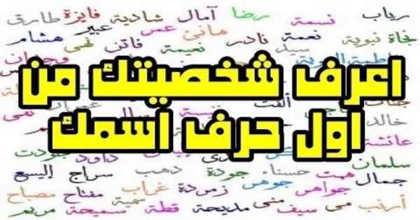 تعرف علي شخصيتك من اسمك - اسمك هو عنوان لشخصيتك